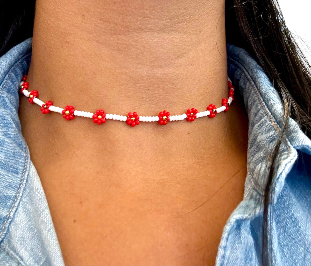 Rosa choker